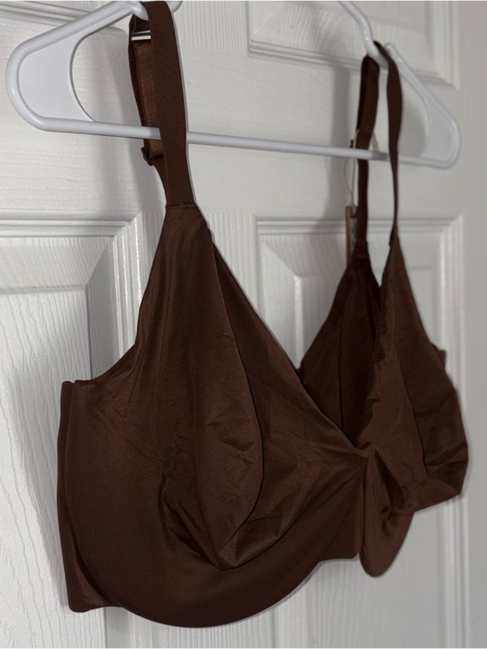 NEW SKIMS Smoothing Intimates Unlined Full Coverage Bra‎ Cocoa 40DDD - Picture 3 of 4